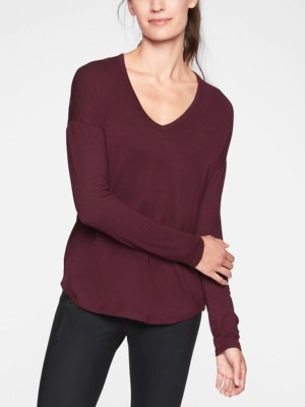 Athleta Cloudlight Relaxed Top Auberge XS